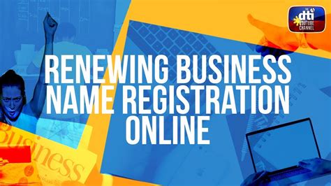 renewal business name registration.